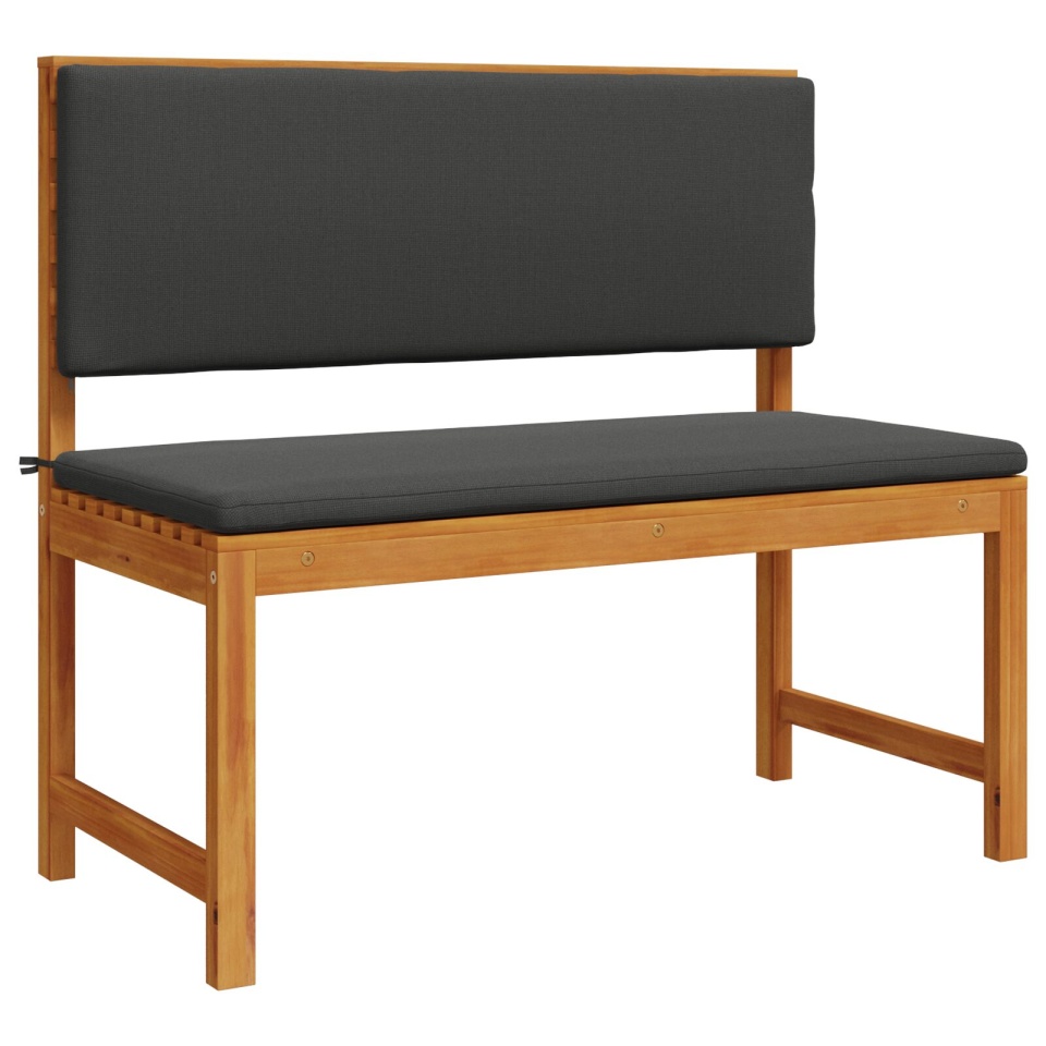 Bancă de grădină cu perne 100x50x91 cm Lemn solid de acacia - 1 | YEO