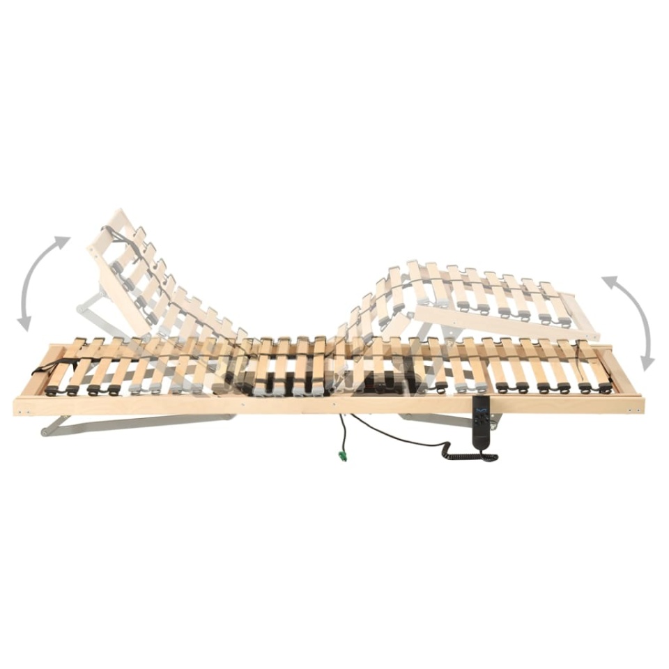 Bază de pat electrică cu șipci, 28 șipci, 7 zone, 90 x 200 cm - 1 | YEO
