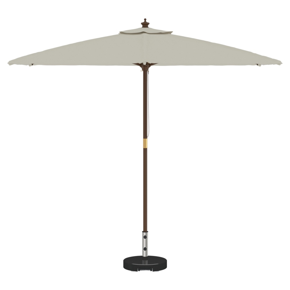 Bază Umbrelă cu Roți cu Mâner Granit Negru 29 kg Rotund - 2 | YEO