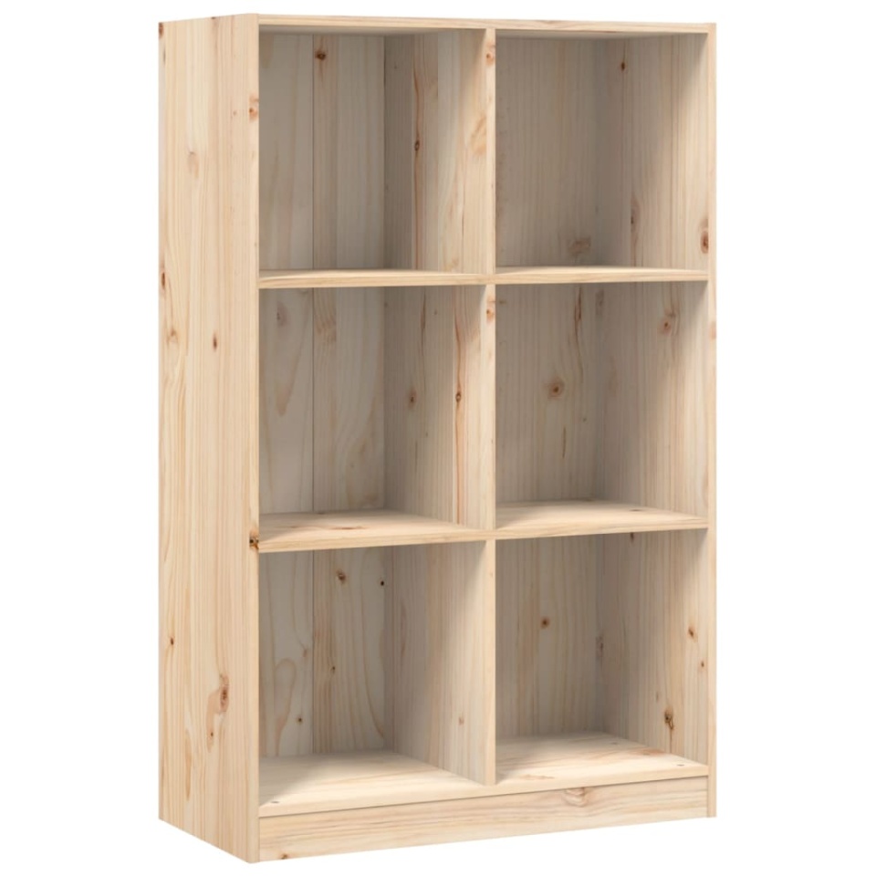 Bibliotecă, 70x33x110 cm, lemn masiv de pin - 1 | YEO