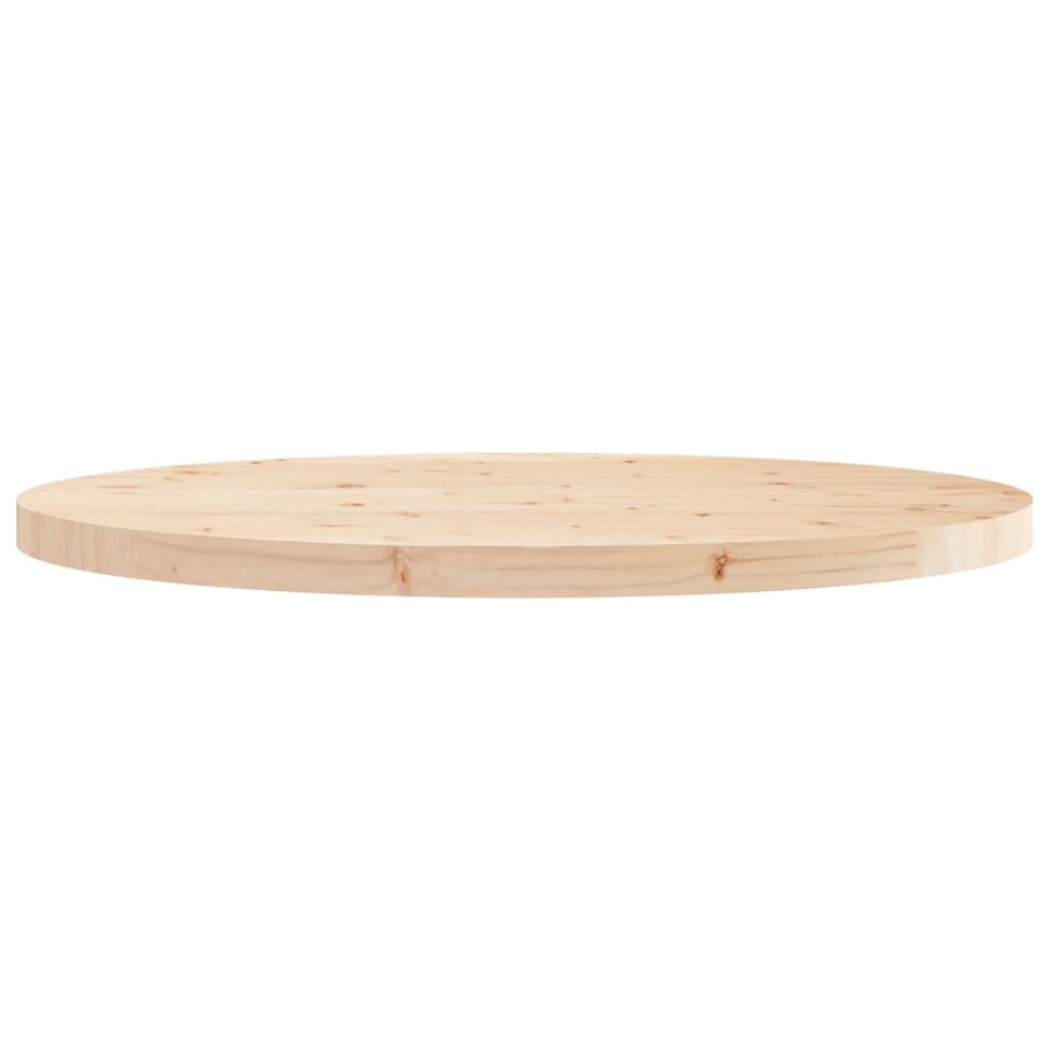 Blat de masă rotund, Ø90x3 cm, lemn masiv de pin - 3 | YEO