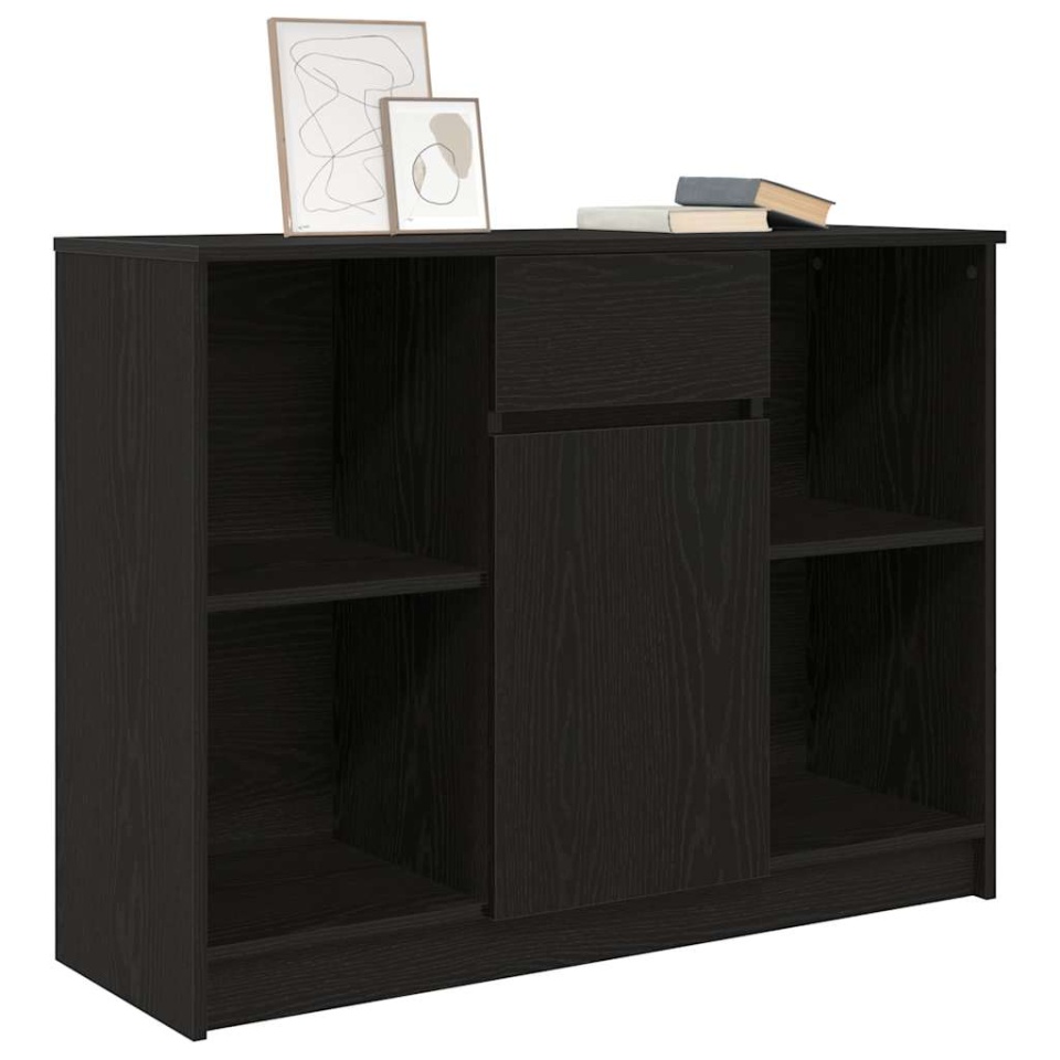 Bufetă cu sertar Stejar negru 101x35x76 cm Lemn prelucrat - 3 | YEO