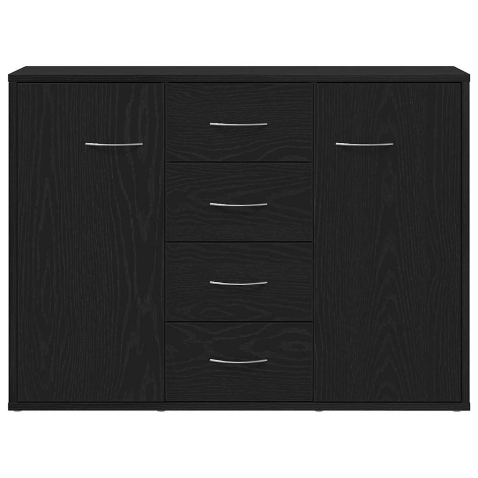 Bufetă, stejar negru, 88x30x64 cm, lemn prelucrat - 4 | YEO