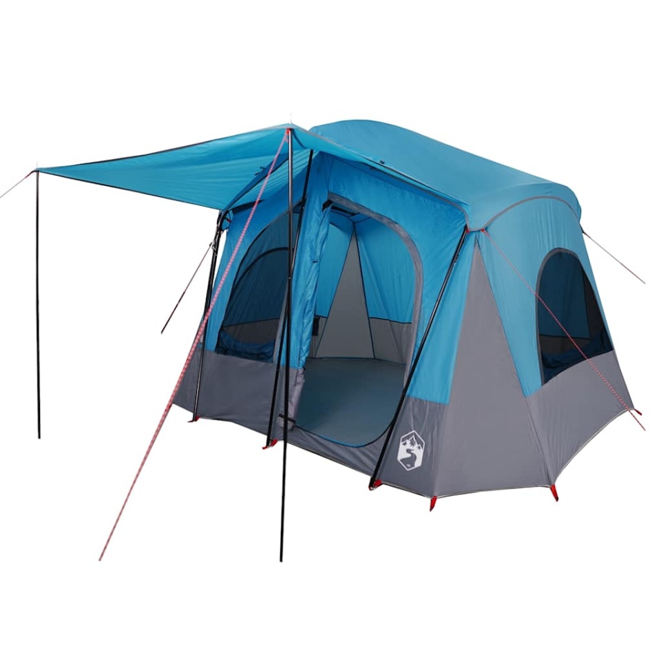 Cabină cort de camping, 5 persoane, albastru, impermeabil - 2 | YEO