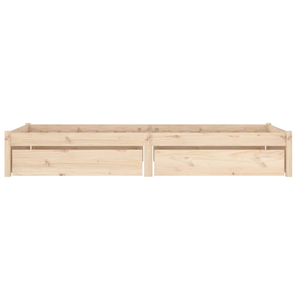 Cadru de pat cu sertare Single, 90x190 cm - 3 | YEO