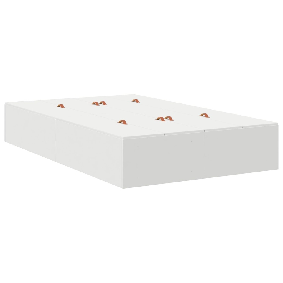 Cadru de pat de depozitare Alb 120x200 cm - 2 | YEO