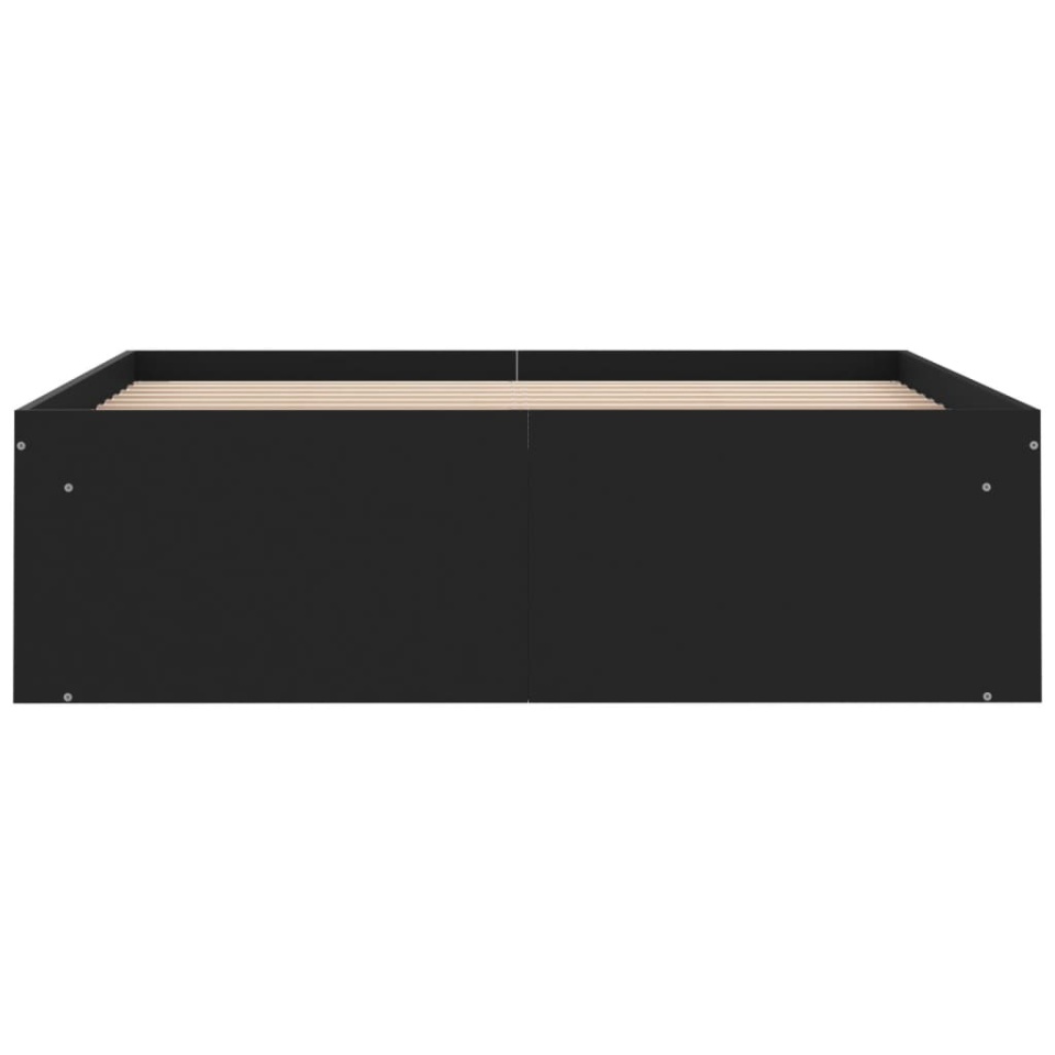 Cadru de pat, negru, 120x200 cm - 4 | YEO