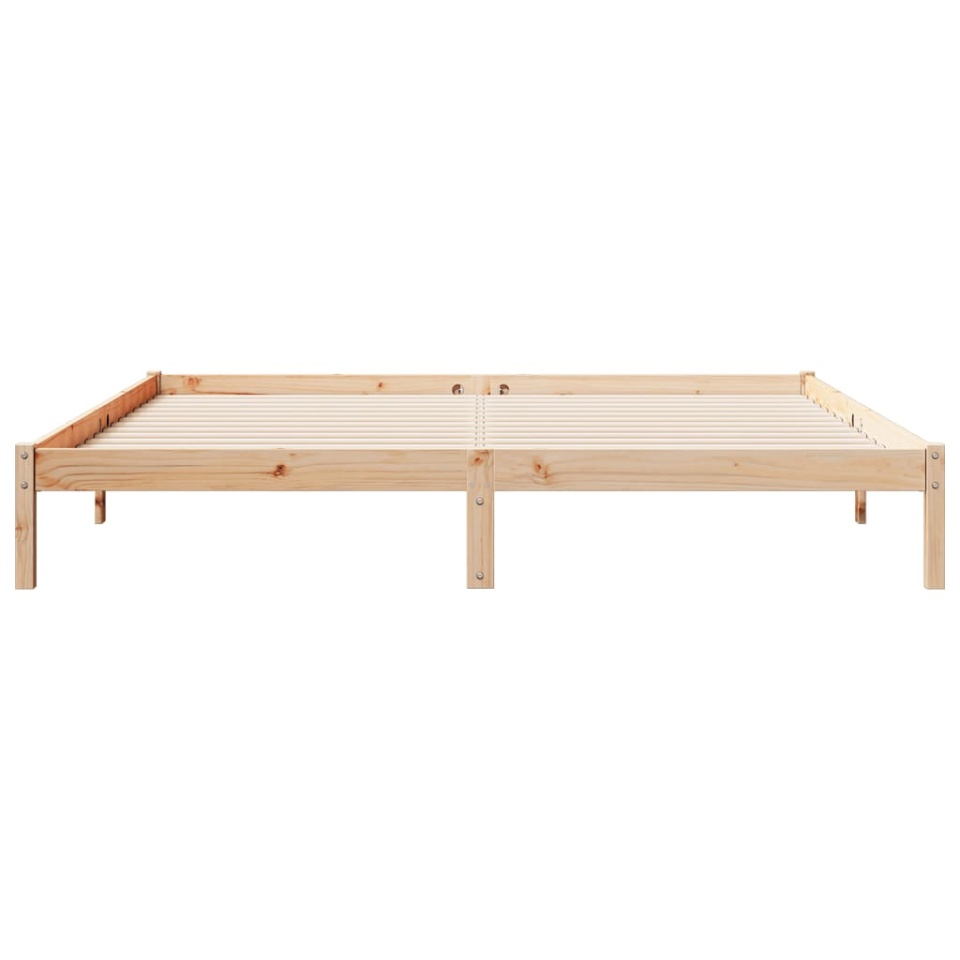 Cadru pat foarte lung fără saltea, 180x210 cm, lemn masiv pin - 3 | YEO