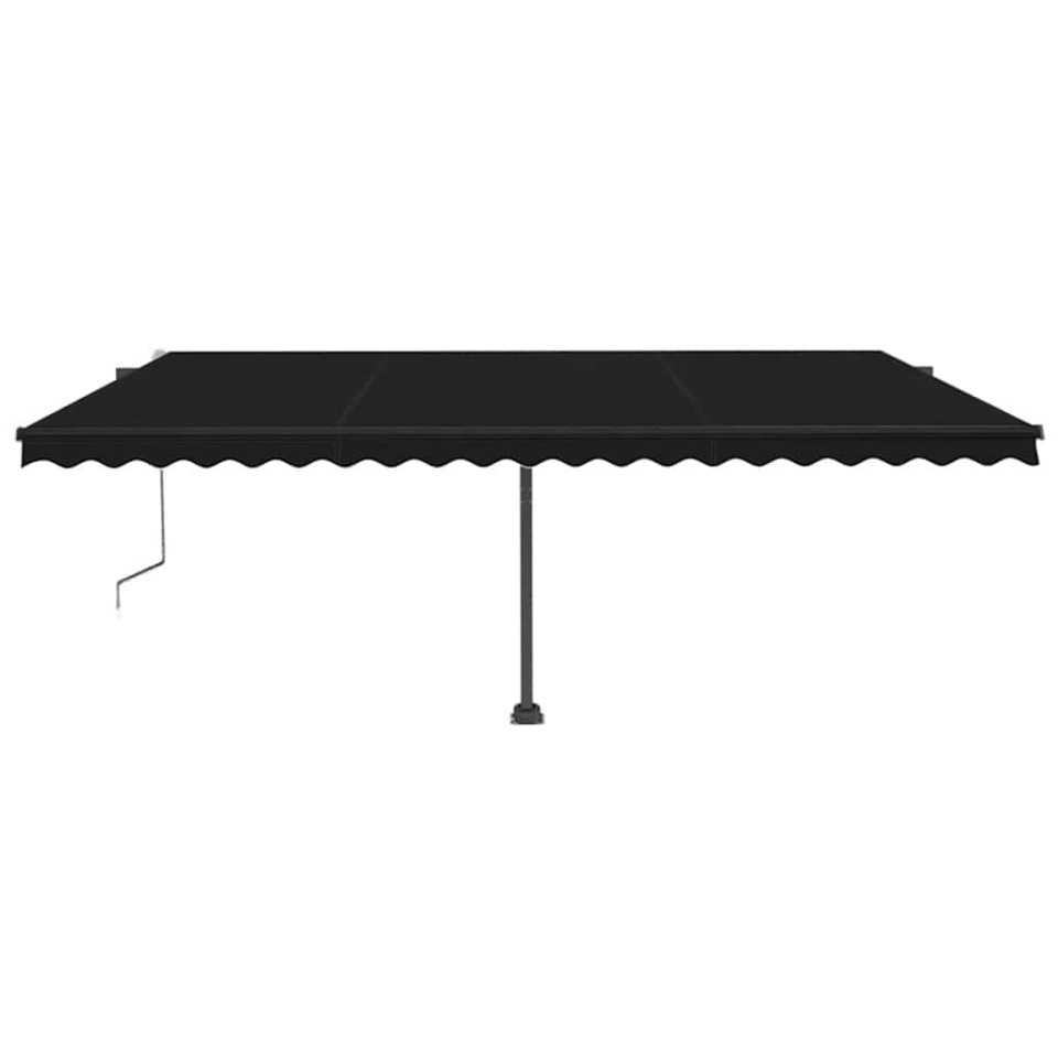 Copertină autonomă retractabilă automat, antracit, 500x300 cm - 2 | YEO