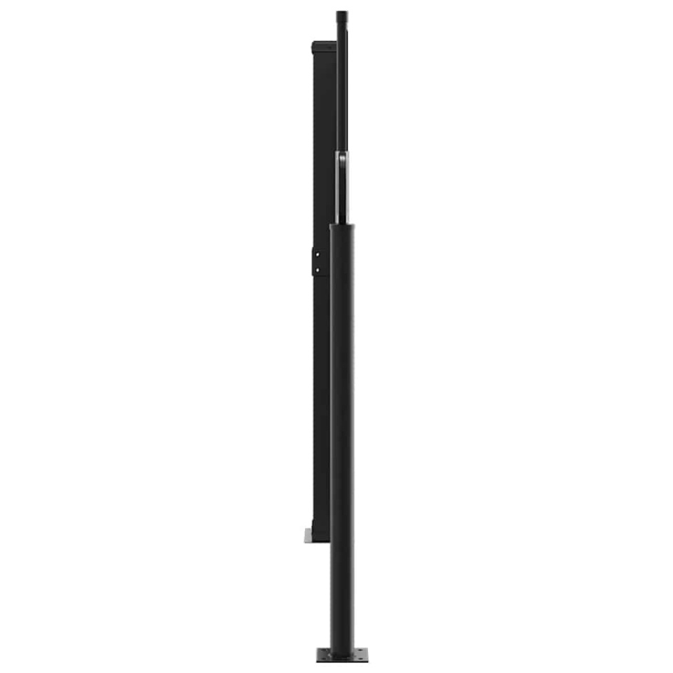 Copertină laterală retractabilă, antracit, 100 x 1000 cm - 3 | YEO