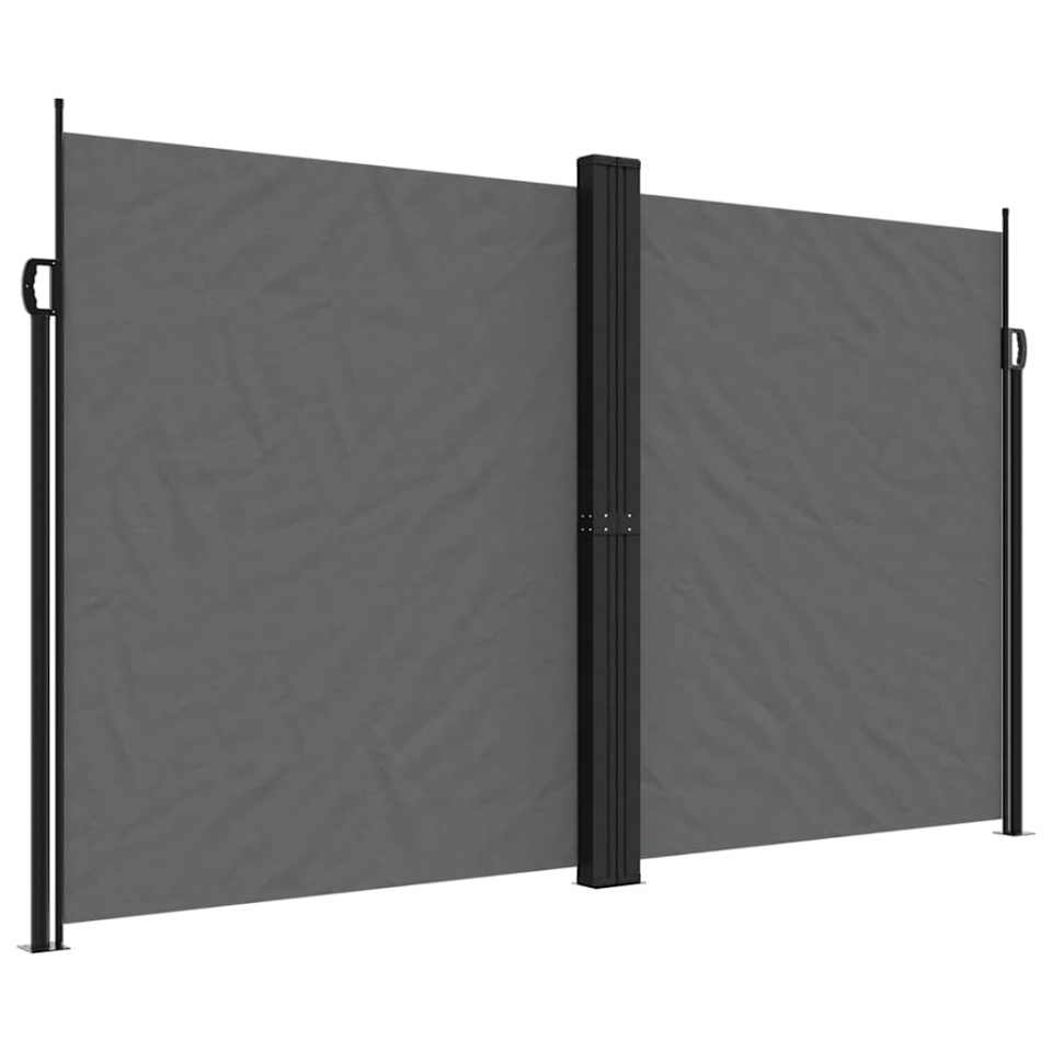 Copertină laterală retractabilă, antracit, 200x1000 cm - 1 | YEO
