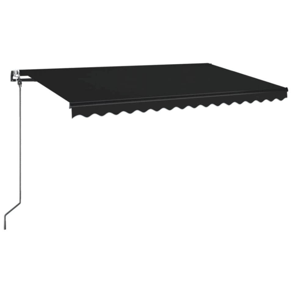 Copertină retractabilă automat, antracit, 400x350 cm - 1 | YEO