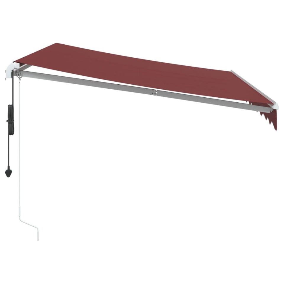 Copertina retractabilă automat, vișiniu, 300x250 cm - 3 | YEO