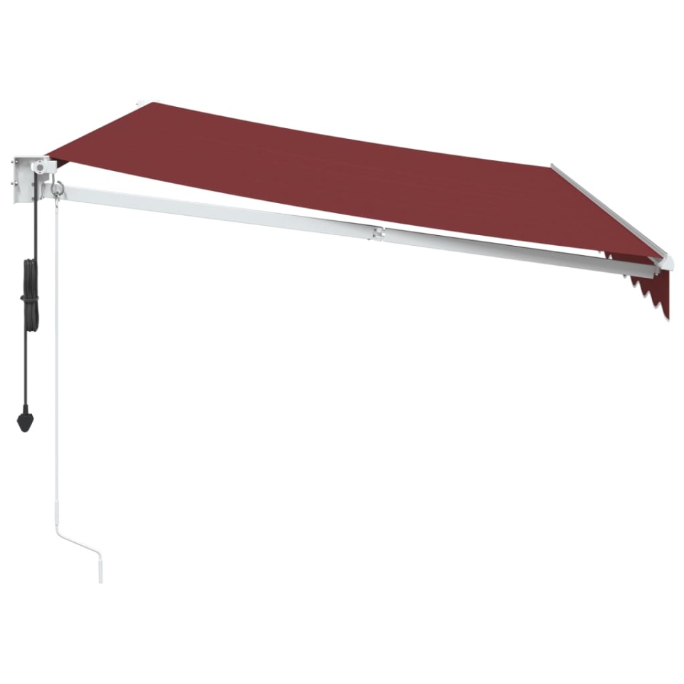 Copertina retractabilă automat, vișiniu, 350x250 cm - 3 | YEO
