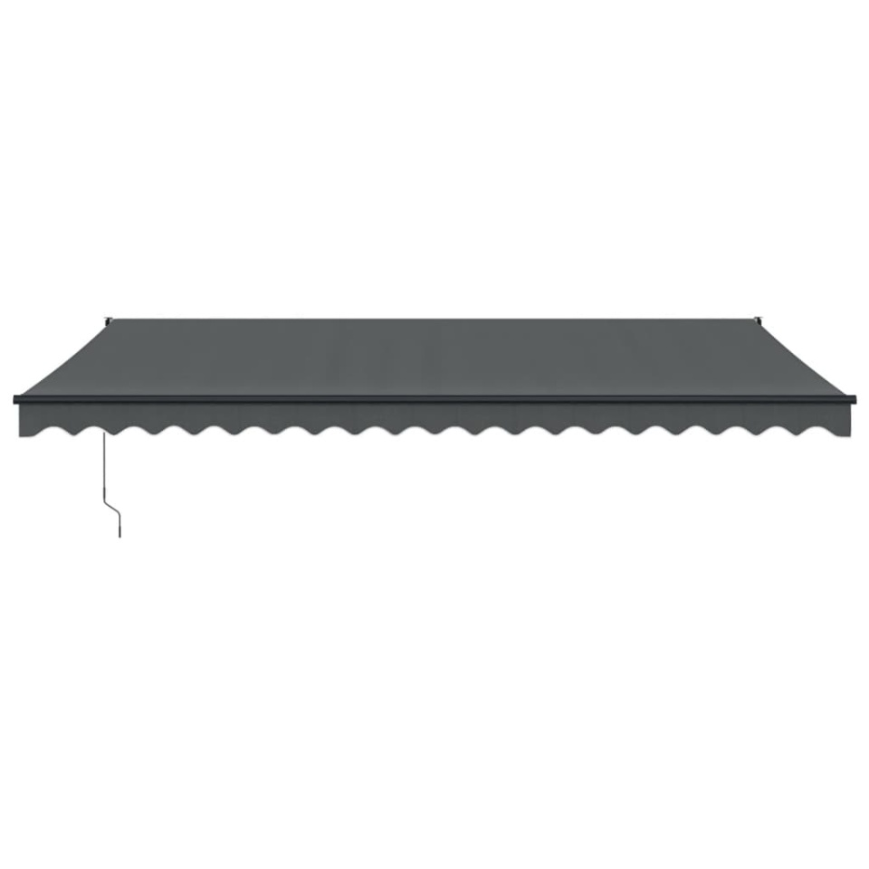 Copertină retractabilă automată, antracit, 5x3 m - 2 | YEO