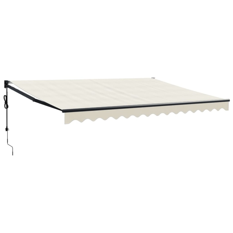 Copertină retractabilă automată, crem, 4x3 m - 1 | YEO