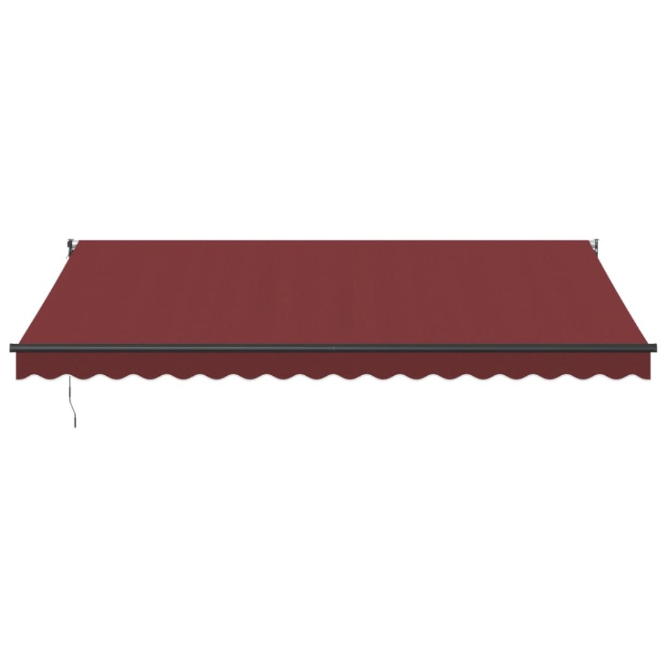 Copertina retractabilă manual, vișiniu, 450x300 cm - 2 | YEO