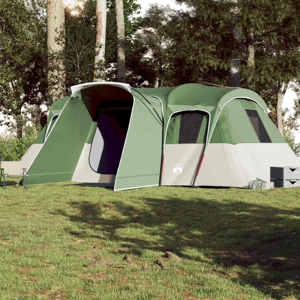 Cort de familie tunel, 16 persoane, verde, impermeabil - 2 | YEO