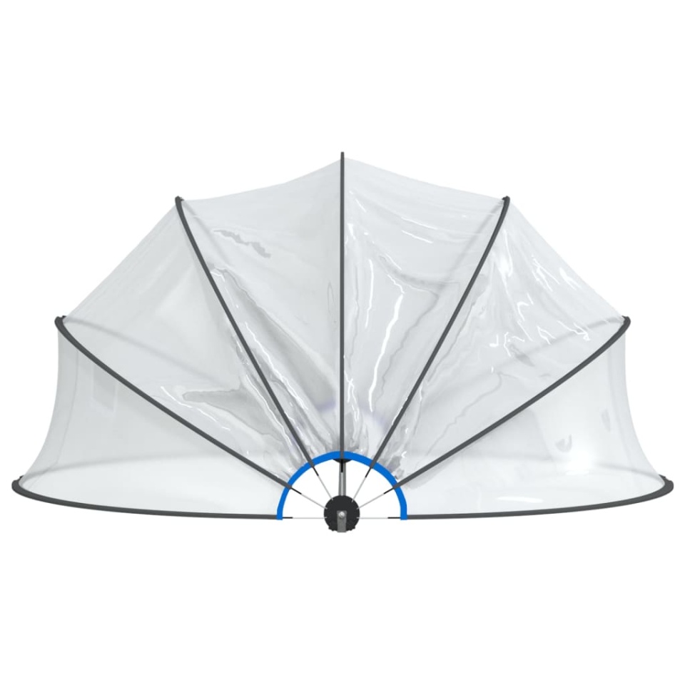 Cupolă pentru piscină, 376x188 cm, PVC, rotund - 3 | YEO