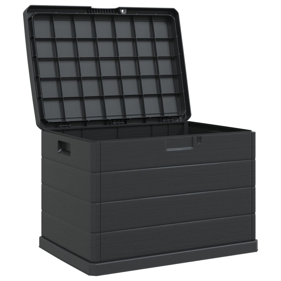 Cutie de depozitare pentru grădină - Antracit, 77.5 x 54.5 x 53 cm, Plastic, 170 L - 3 | YEO