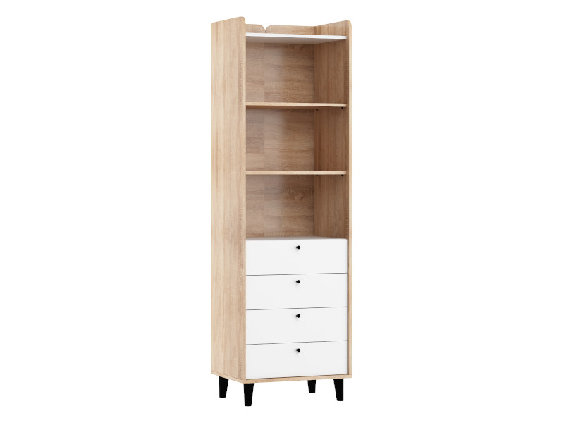 Dolce Dol-16 Biblioteca Sonoma Bright/White High Gloss