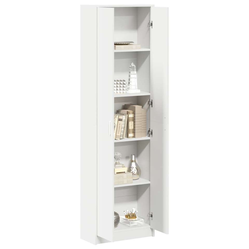 Dulap Alb 55x25x189 cm Lemn Engineered - 2 | YEO