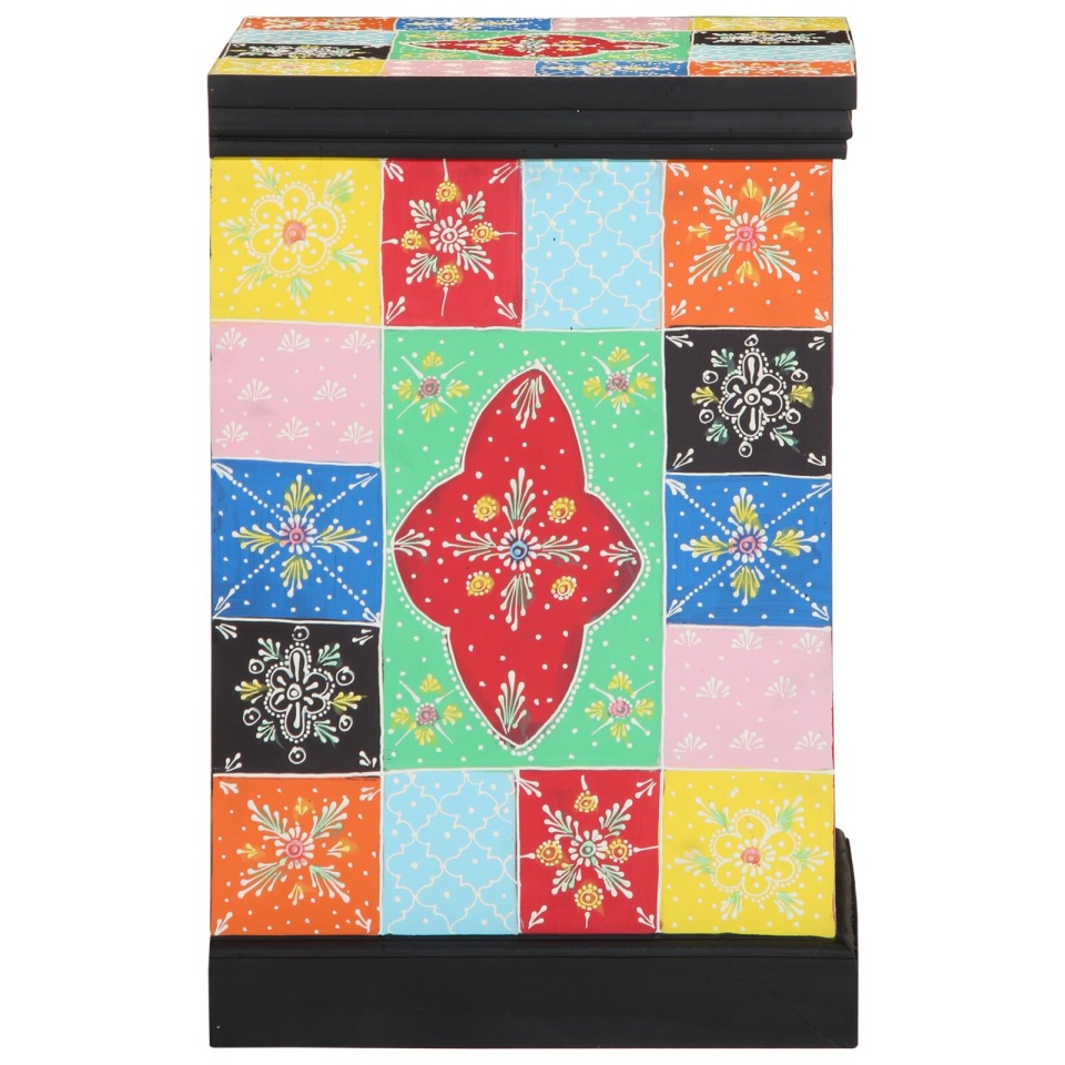 Dulap cu sertare Colorat 40x40x60 cm din Lemn de Mango - 2 | YEO