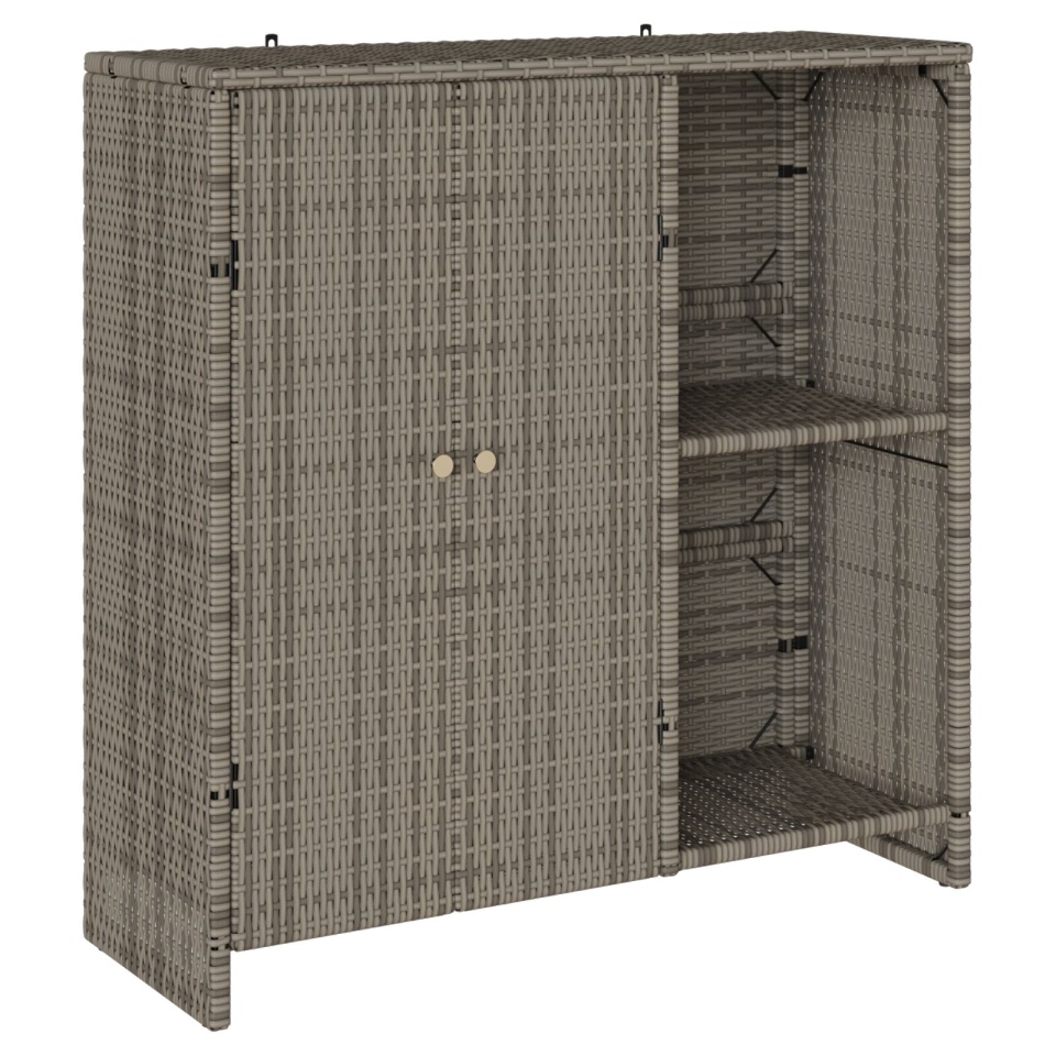 Dulap de depozitare Gri 100x36x102 cm Ratan - 1 | YEO