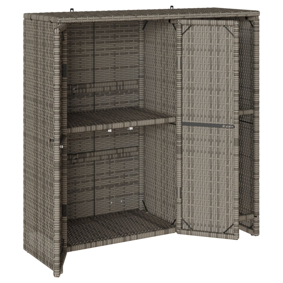Dulap de depozitare Gri 100x36x102 cm Ratan - 3 | YEO