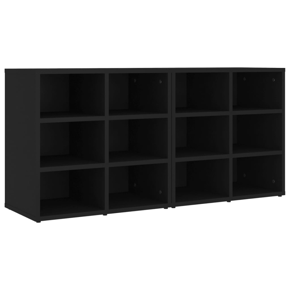 Dulap de pantofi, negru, 52,5x30x50 cm - 1 | YEO
