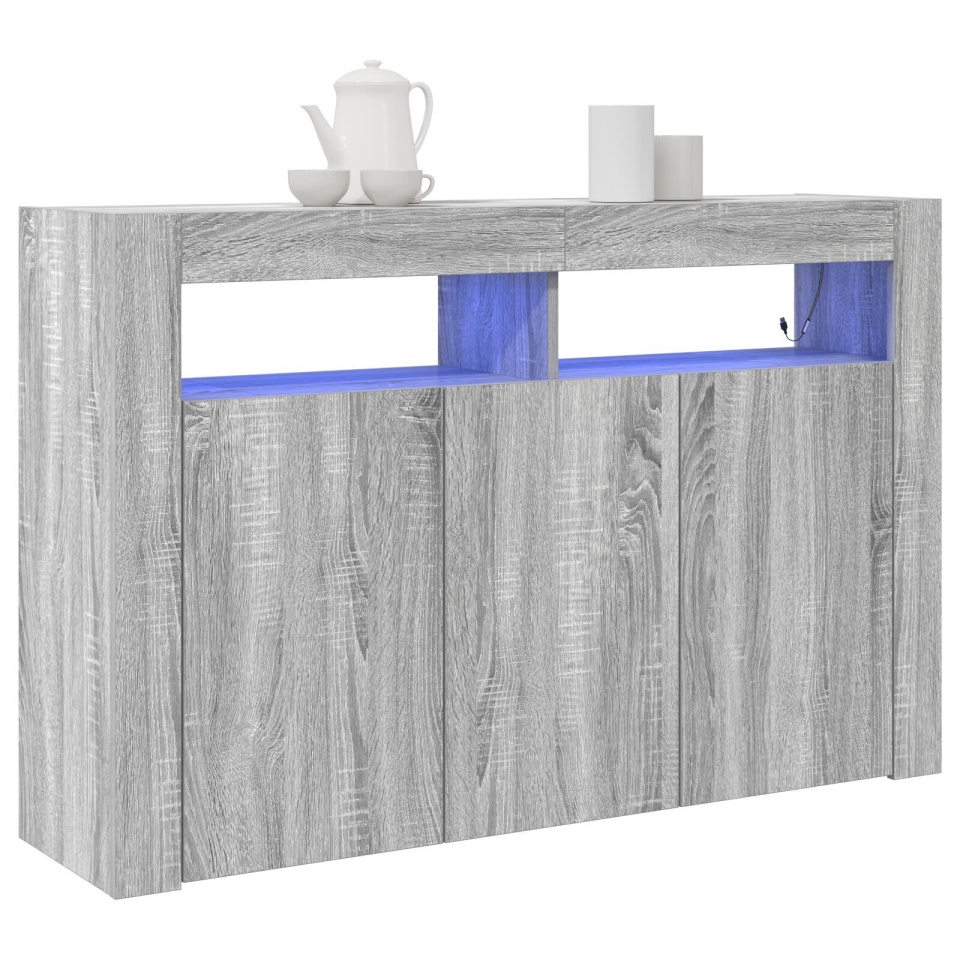 Dulap Gri sonoma Lemn laminat 116 x 30 x 75 cm Dulap - 2 | YEO