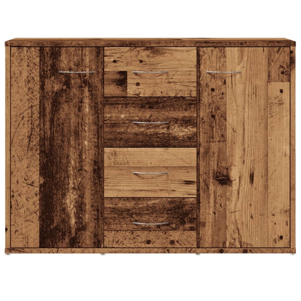 Dulap, lemn învechit, 88x30x64 cm, lemn prelucrat - 3 | YEO