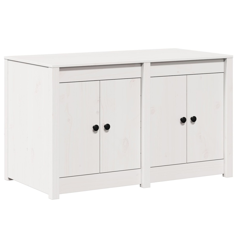 Dulap pentru bucătărie de exterior Alb 106x55x64 cm Lemn de pin solid - 1 | YEO