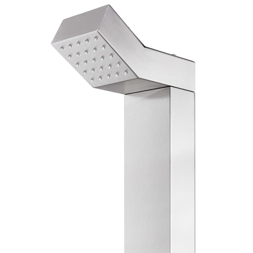 Duș pentru grădină, 220 cm, oțel inoxidabil - 4 | YEO