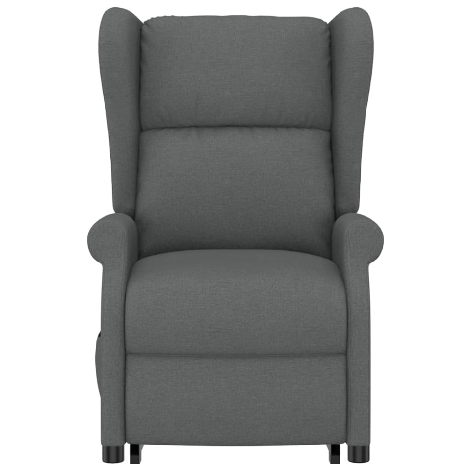 Fotoliu cu ridicare, gri închis, textil - 3 | YEO