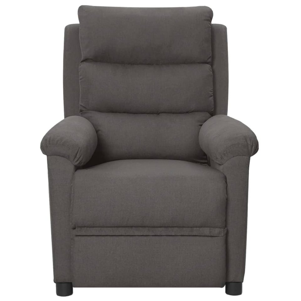 Fotoliu de masaj electric rabatabil, gri închis, textil - 2 | YEO