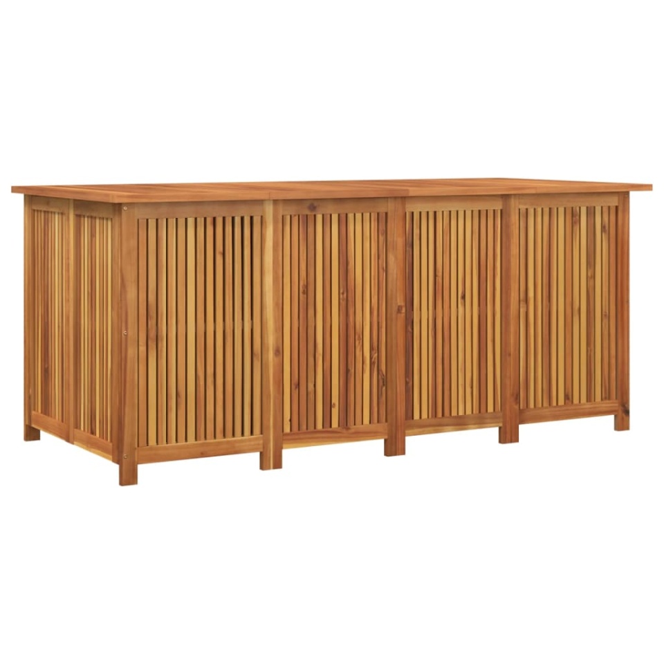 Ladă depozitare pentru grădină 175x80x75 cm lemn masiv acacia - 1 | YEO