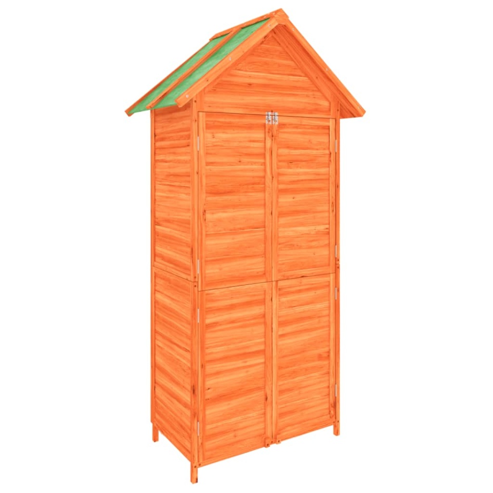 Magazie de unelte de grădină maro 89x52,5x175cm lemn masiv pin - 1 | YEO