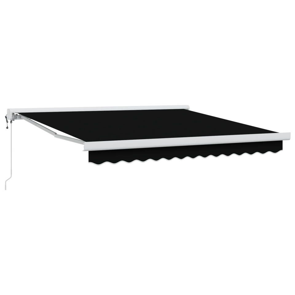 Marchiză automată retractabilă neagră 300x250 cm, Țesătură de înlocuire pentru marchiza pentru cadru de 3x2.5 m negru - 1 | YEO