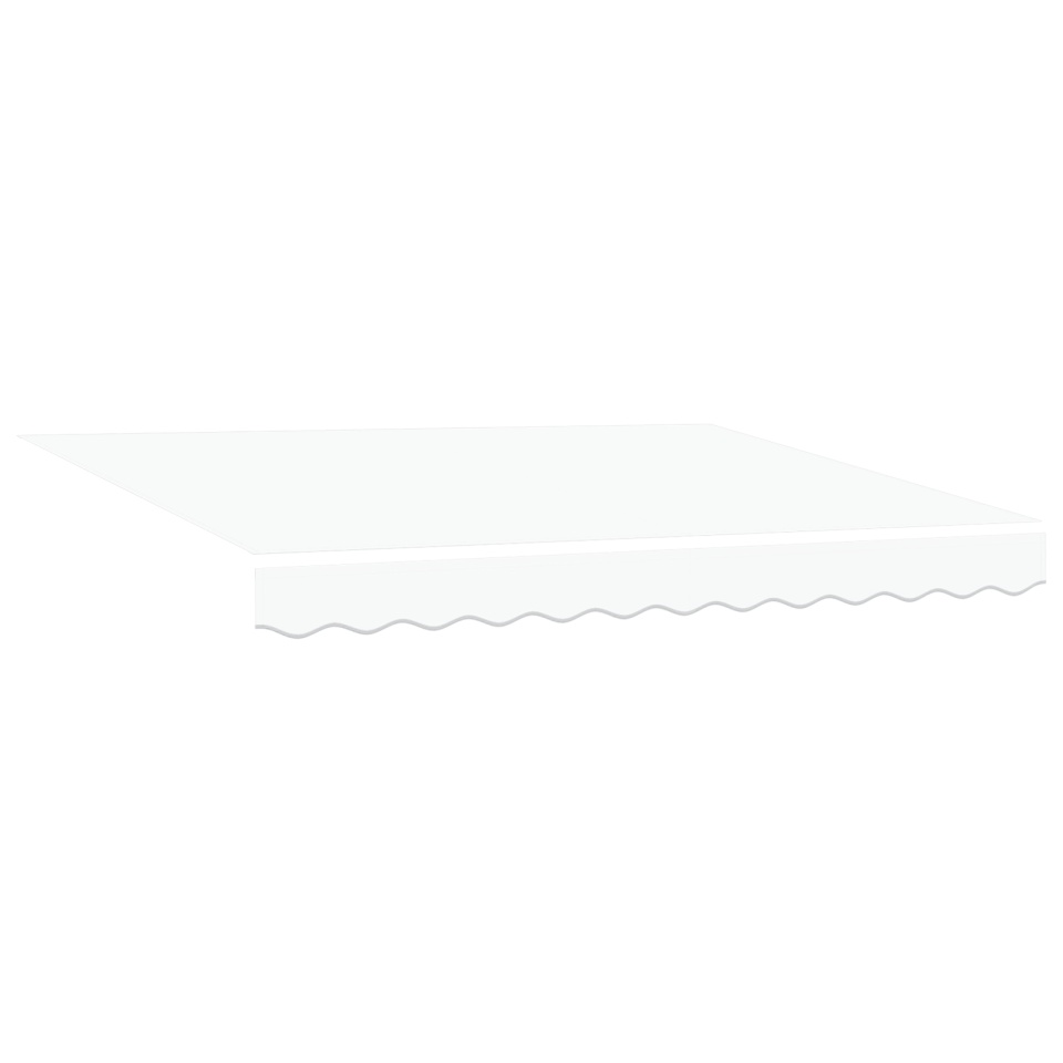 Marchiză manuală retractabilă cu LED alb 350x250 cm, Material de înlocuire pentru marchiză 3.5x2.5 m alb - 1 | YEO