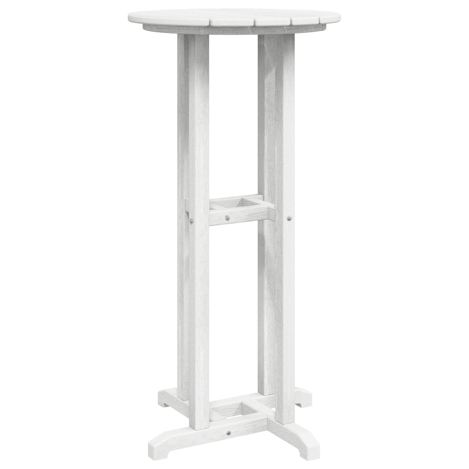 Masă Bar Alb 55x55x107 cm HDPE - 1 | YEO