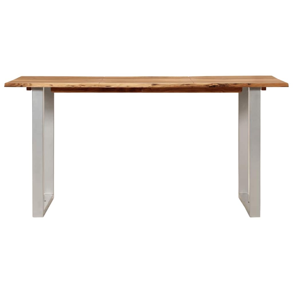 Masă de bucătărie, 154x80x76 cm, lemn masiv de acacia - 3 | YEO