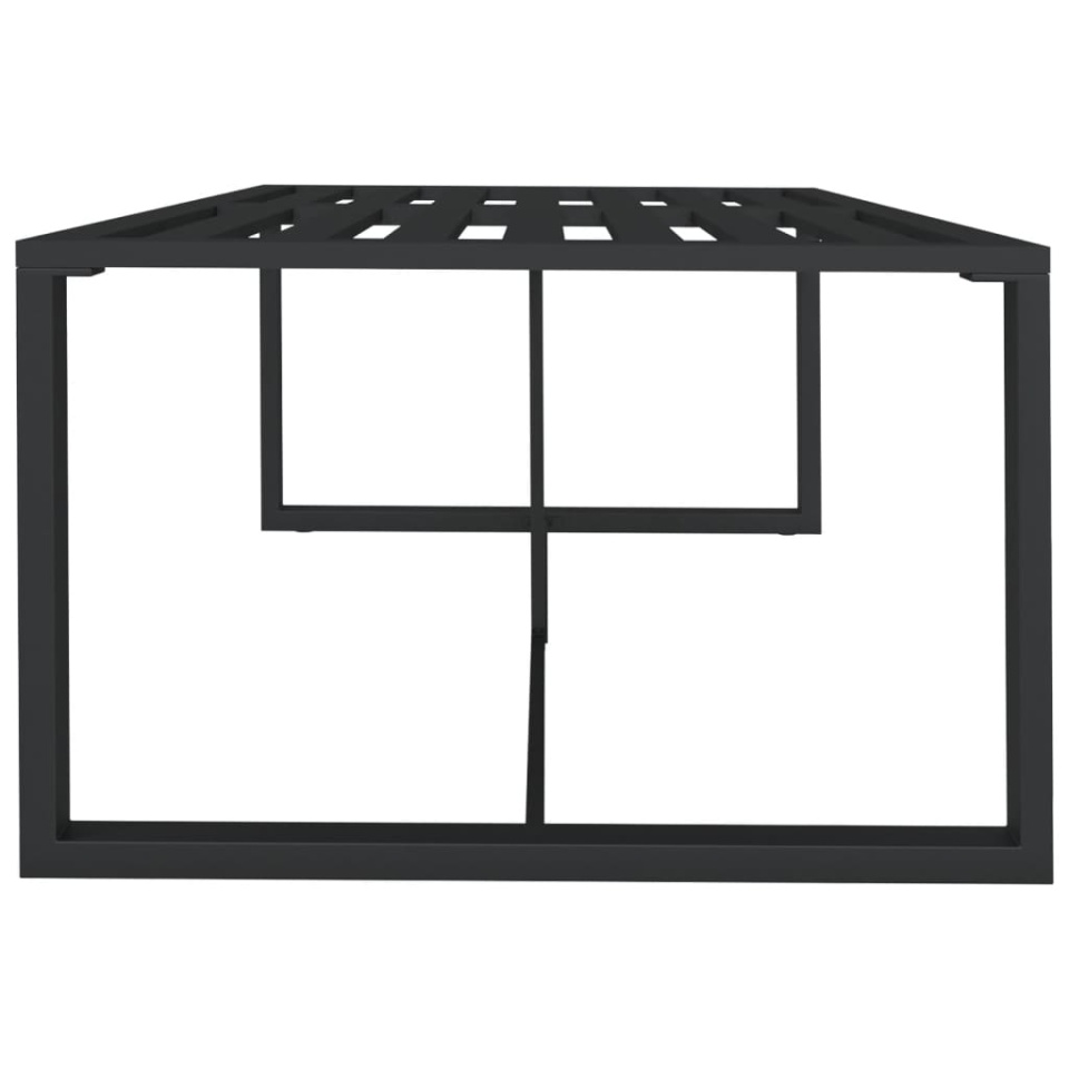 Masă de exterior, antracit, 120x60x66 cm, aluminiu - 3 | YEO