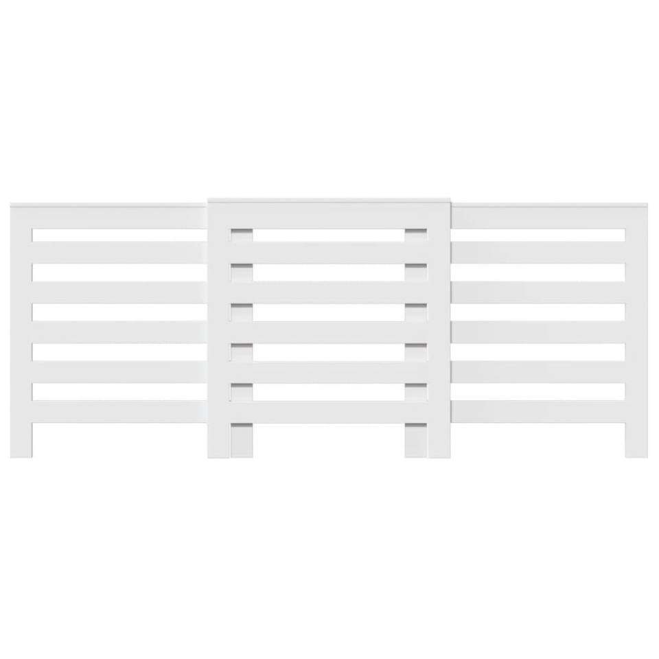 Mască pentru calorifer, alb, 205x21,5x83,5 cm, lemn prelucrat - 2 | YEO