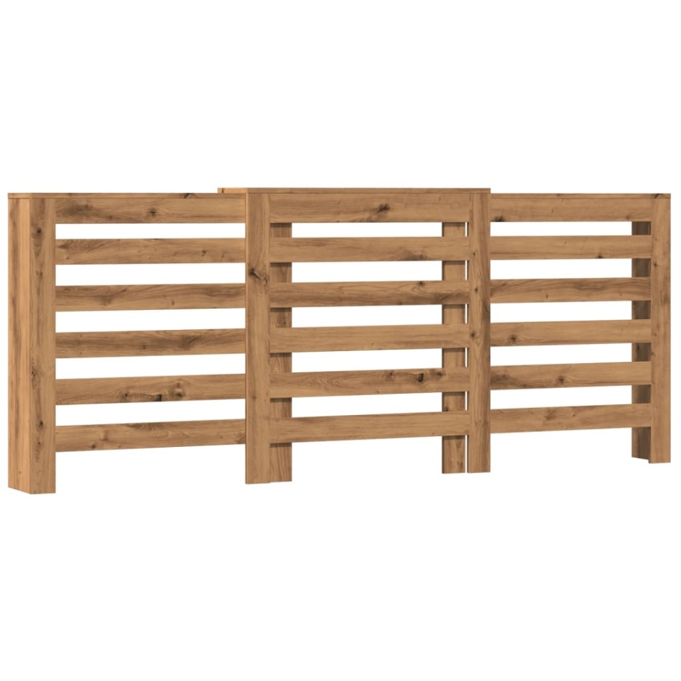 Mască pentru calorifer stejar artizanal 205x21,5x83,5 cm lemn - 1 | YEO