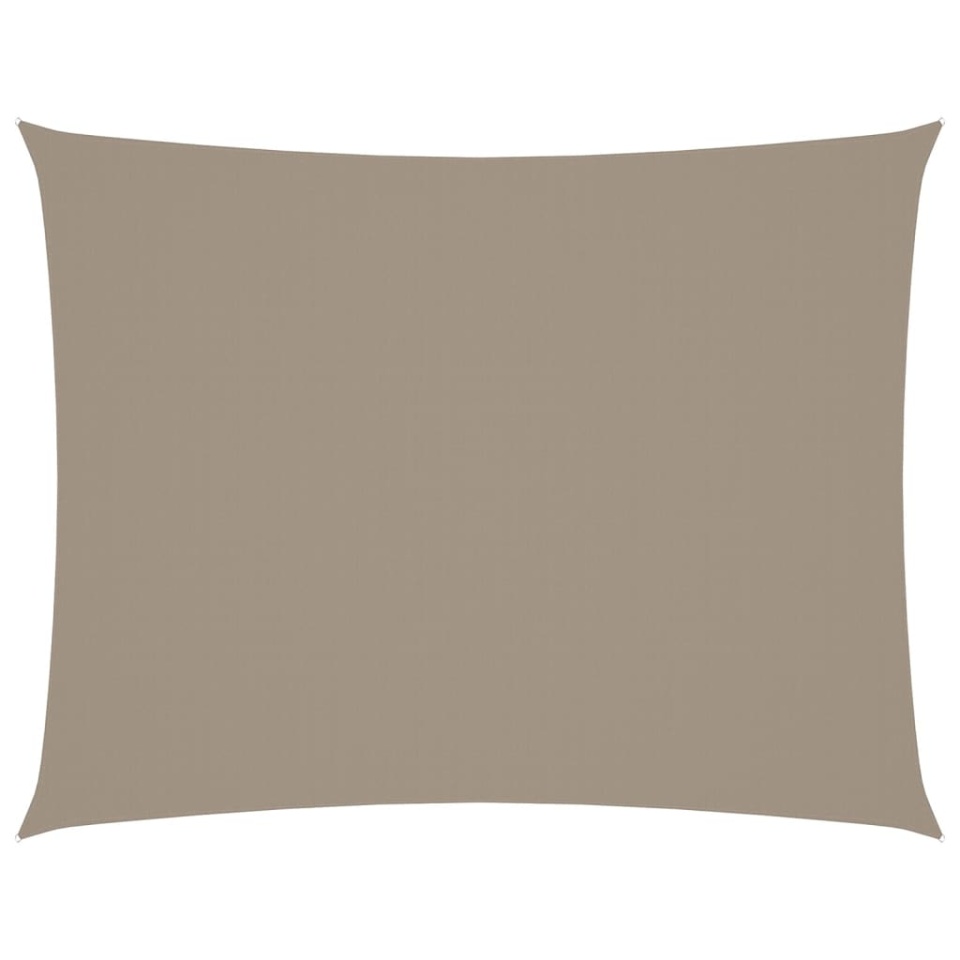 Pânză parasolar gri taupe 6x7 m țesătură oxford dreptunghiular - 1 | YEO