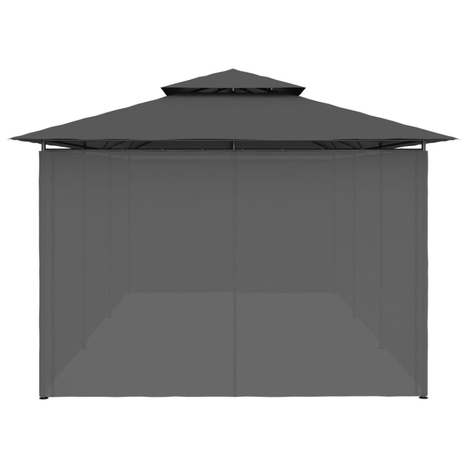 Pavilion cu perdele, antracit, 600 x 298 x 270 cm - 4 | YEO