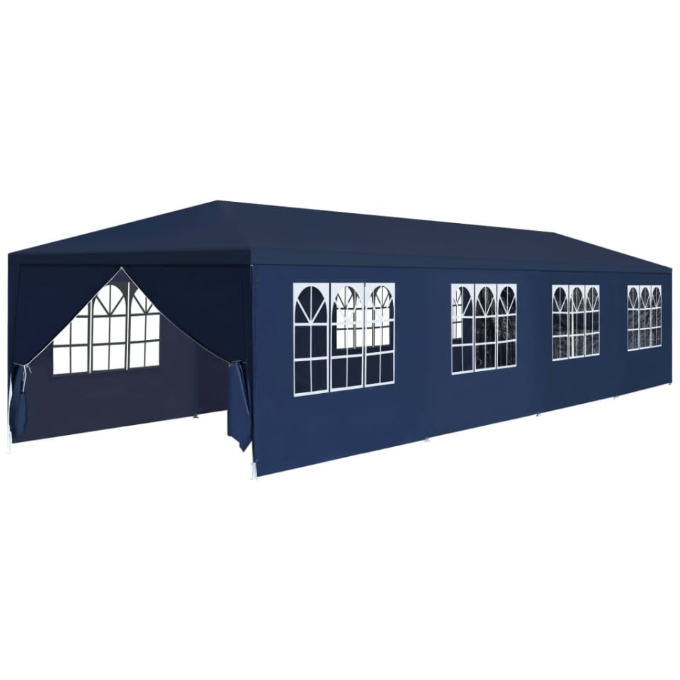 Pavilion de gradina 3 x 12 m, albastru