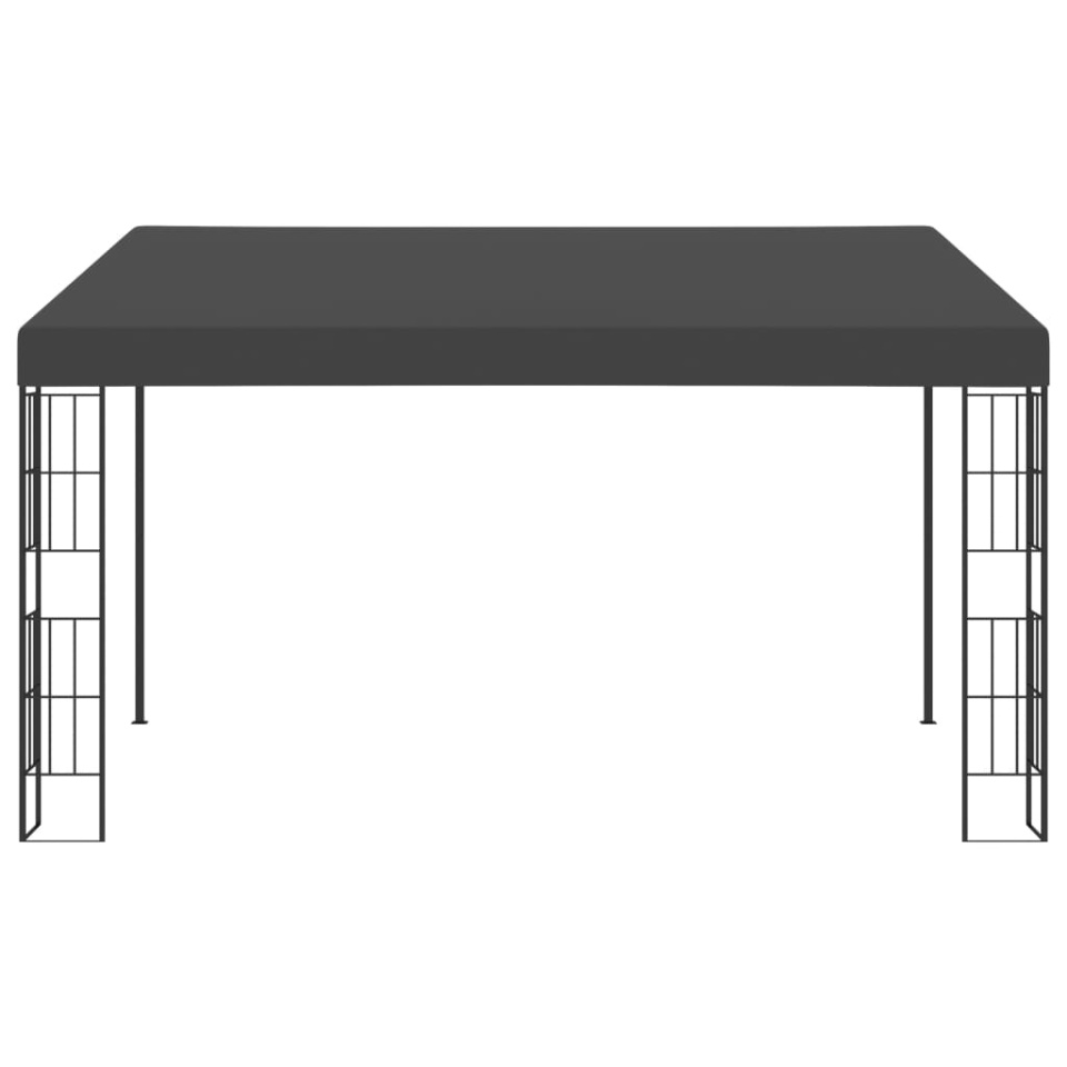 Pavilion de perete, antracit, 3 x 4 m, material textil - 1 | YEO