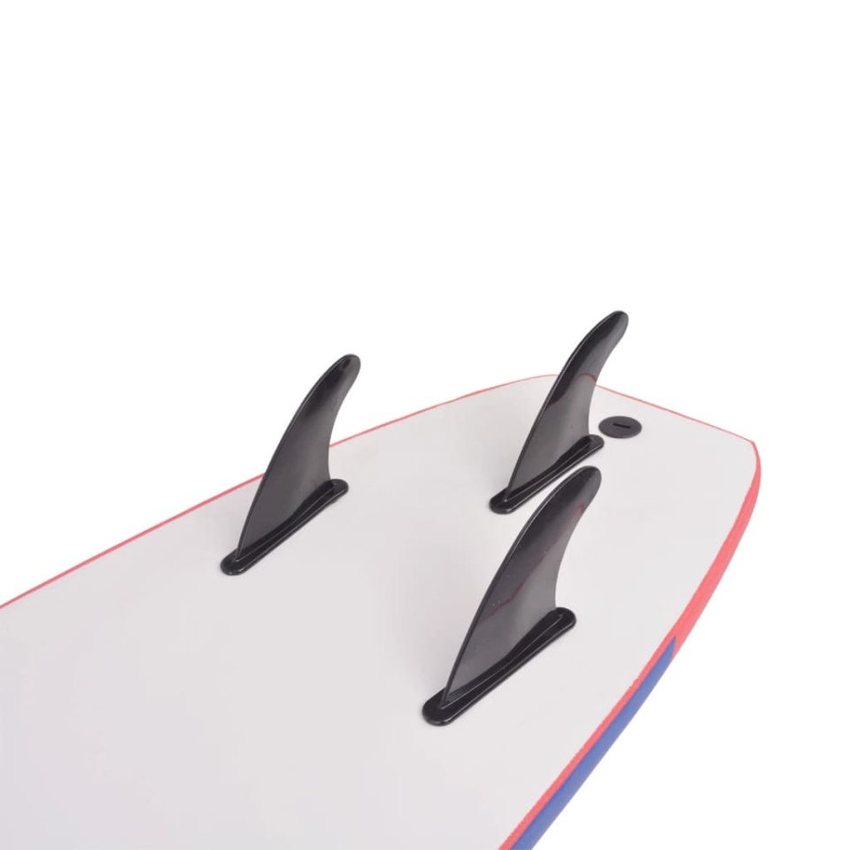 Placă de surf, albastru și roșu, 170 cm - 4 | YEO